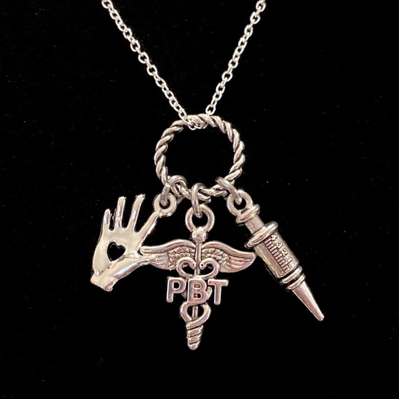 Phlebotomist Charm Necklace - Picture 2 of 6